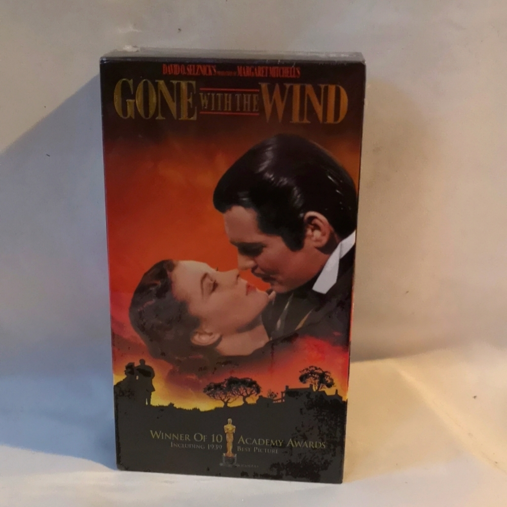 Sealed Brand New Gone with the Wind Two VHS Set by MGM 3hrs55min